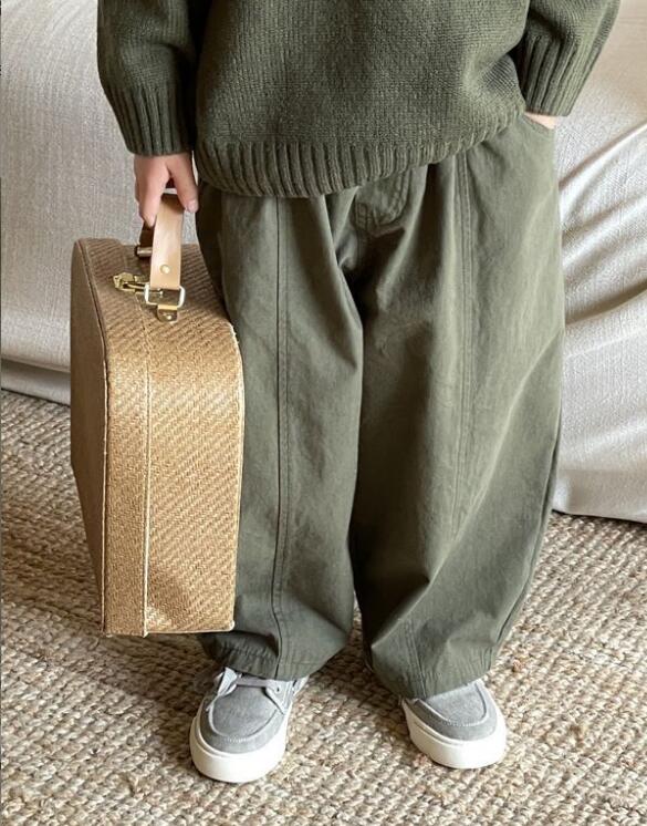 2023★春秋新作★韓国風子供服★ズボン★2色90-140CM