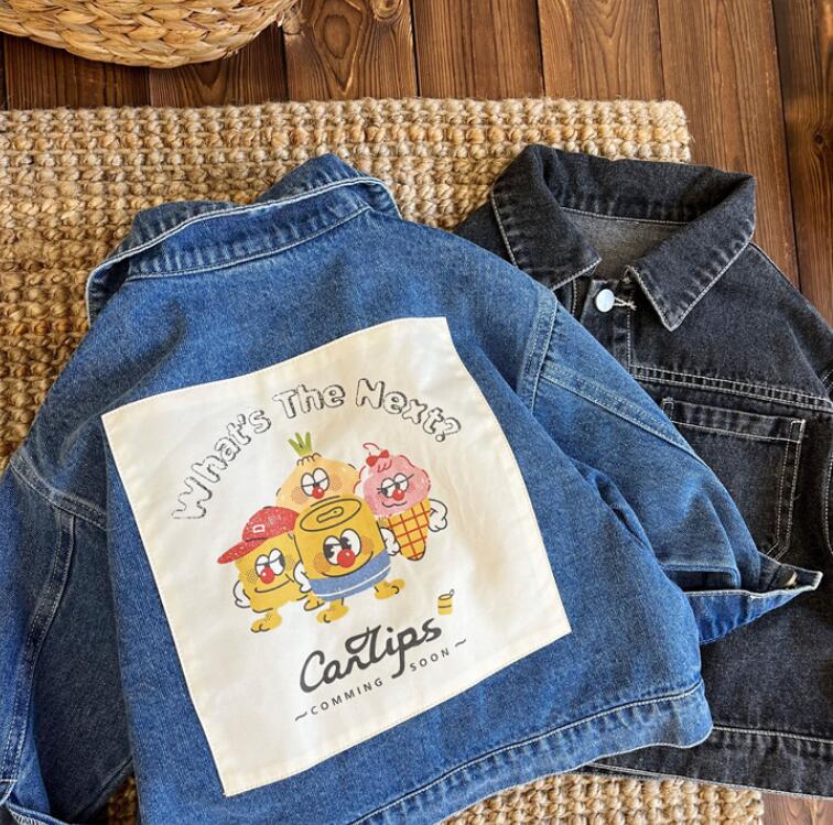 2023秋新作★キッズ服　コート　デニム★80-130★2色