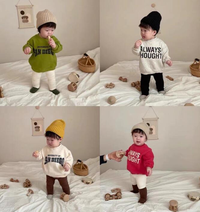 2023★春秋新作★韓国風子供服★スウェット★トレーナー★3色90-140CM