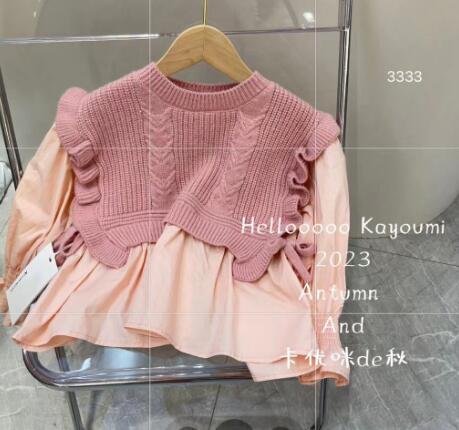 2023年新品★子供服　セーター　トップス★110-150cm★3色