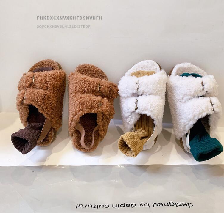 2023冬新入荷★子供靴★シューズ★ボア単靴　タグ23-32★2色