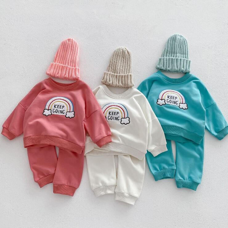 「2023秋」子供服★トップス+ズボン★セットアップ★韓国風子供服★男女兼用★3色★66-100CM