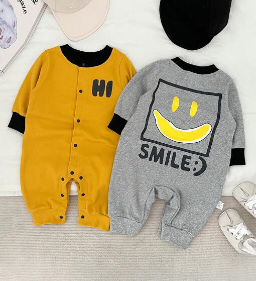 「2023秋」子供服★ロンパース★連体服★韓国風子供服★ベビー★男女兼用★2色★66-90CM