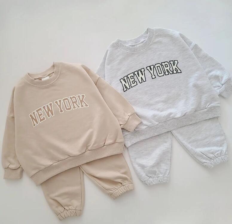 2023年秋新品★ベビー服　トップス+ズボン　セットアップ★66-100cm★2色