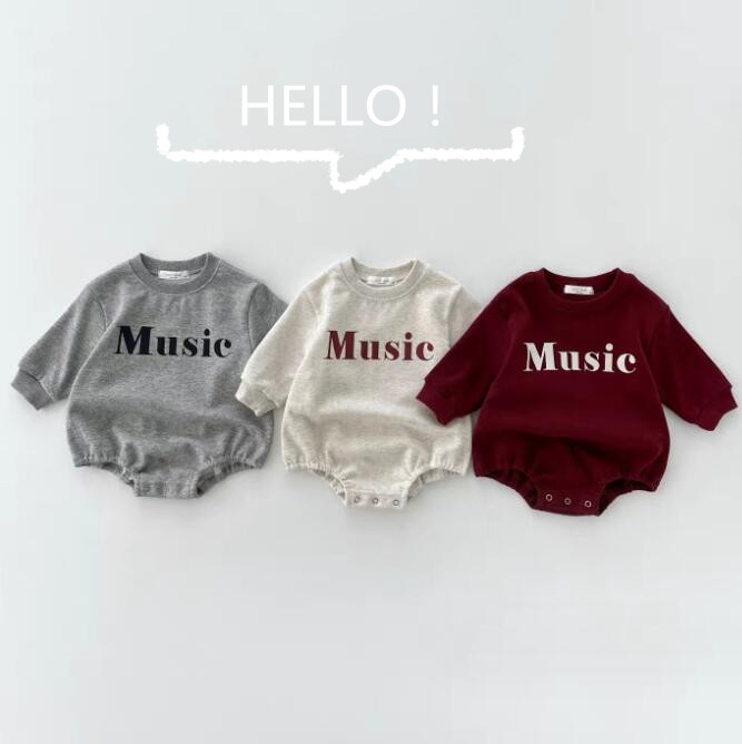 「2023秋」子供服★ロンパース★連体服★韓国風子供服★ベビー★長袖★3色★66-90CM