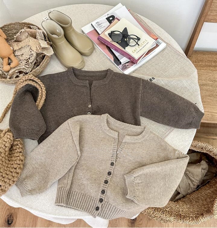 2023★春秋新作★韓国風子供服★カーディガン★2色80-130CM