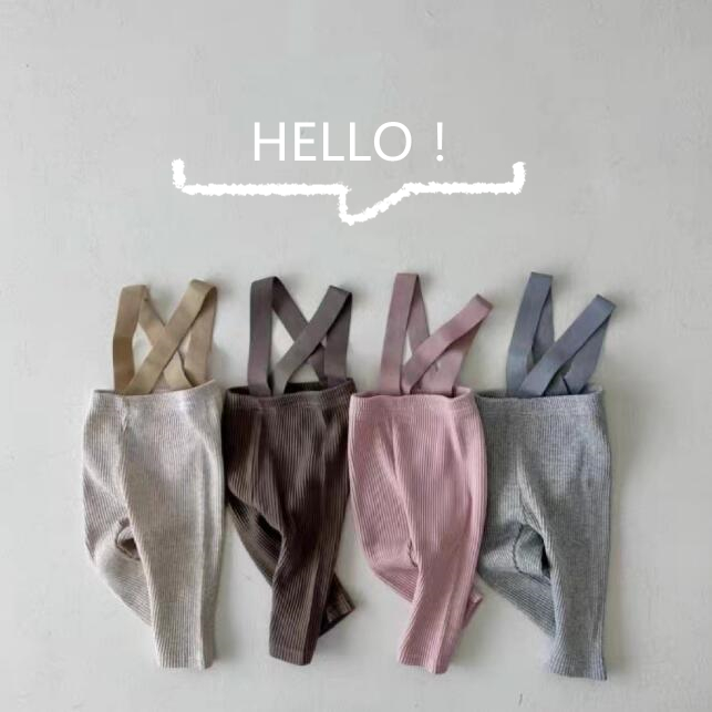 「2023秋」子供服★サロペット★吊りズボン★韓国風子供服★男女兼用★4色★73-100CM