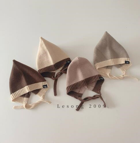 2023秋冬新品★子供用&ベビー用★帽子　ニットハット★4色選べ