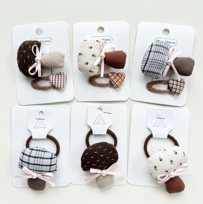 髪飾り★まとめ髪用★ヘアアクセサリー★子供用★キッズ★ヘアピン/ヘアゴム★多色