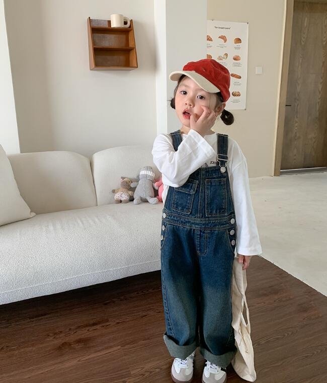 2023★春秋新作★韓国風子供服★サロペット★80-140CM