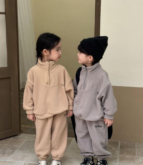 2023秋冬新作★子供服　トップス+ズボン　セット★80-150cm★2色