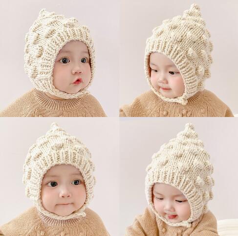 2023秋冬新品★子供用★帽子　ニットハット★8色選べ