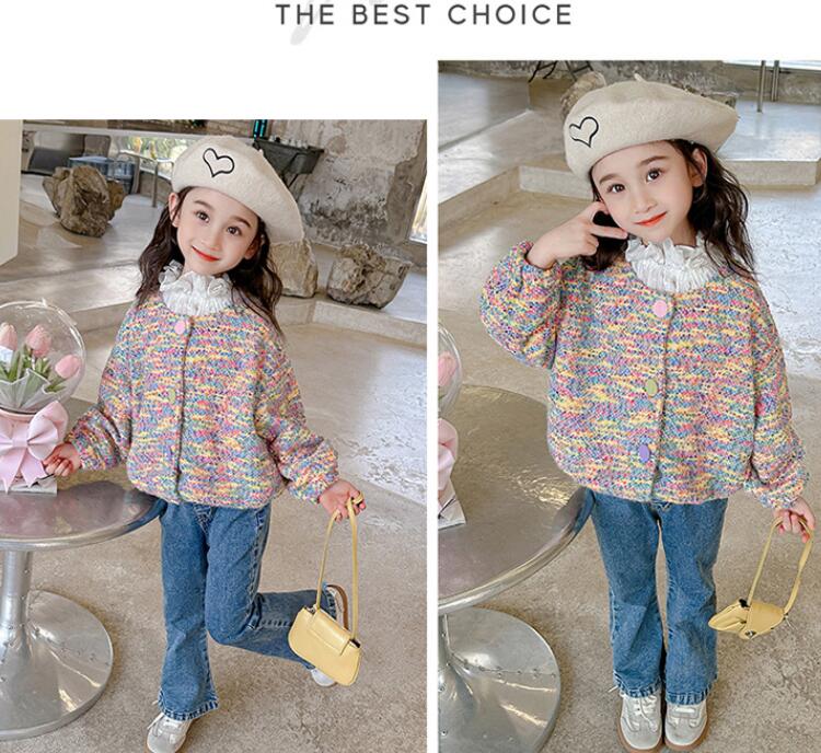 「2023秋」子供服★トップス★セーター★韓国風子供服★キッズ女の子★90-140CM
