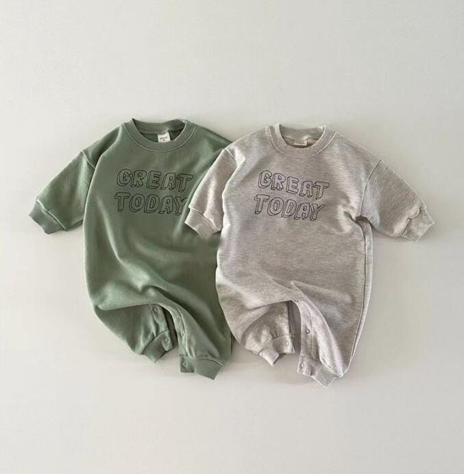 2023★春秋新作★韓国風子供服★ロンパース★2色66-90CM