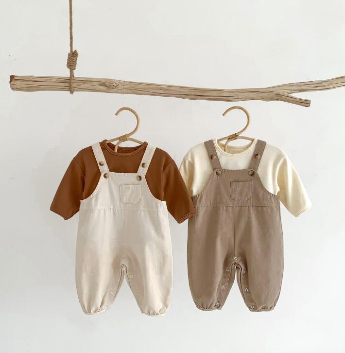 2023★春秋新作★韓国風子供服★サロペット★2色66-100CM