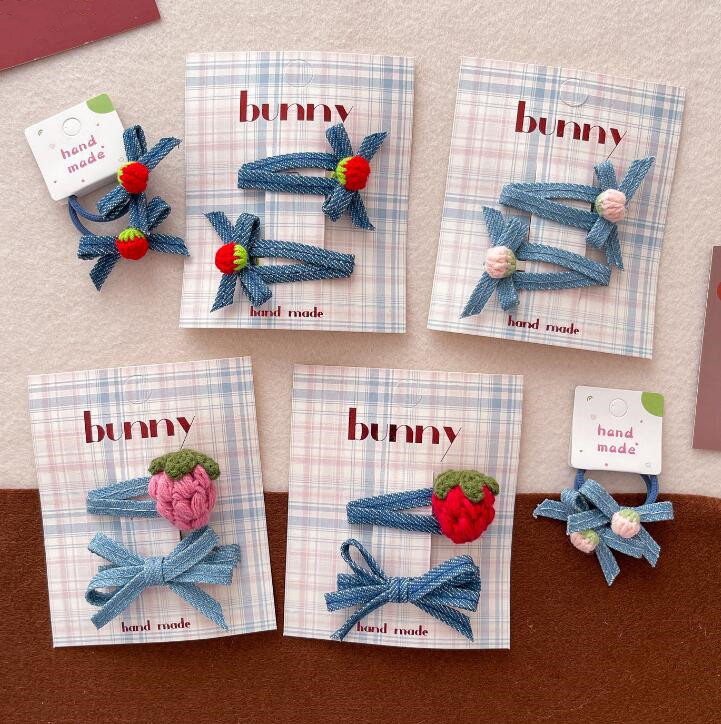 髪飾り★まとめ髪用★ヘアアクセサリー★子供用★キッズ★ヘアゴム/ヘアゴム★可愛い★多色