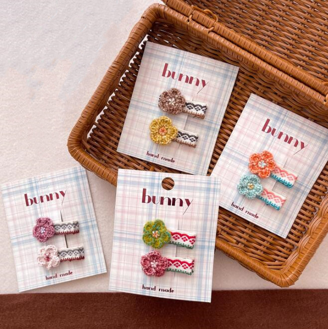 髪飾り★まとめ髪用★ヘアアクセサリー★子供用★キッズ★ヘアピン★2枚入り★多色