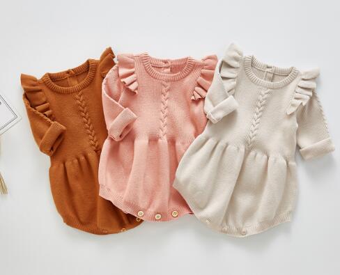 2023★春秋新作★韓国風子供服★ロンパース★3色66-100CM