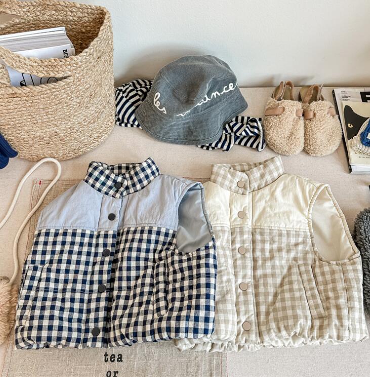 子供服★トップス★ベスト★チョッキ★韓国風子供服★キッズ女の子★2色★80-130CM