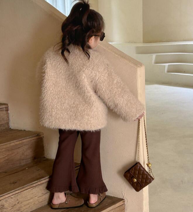 2023★秋冬新作★韓国風子供服★セーター★コート★ズボン★裏起毛★7-17