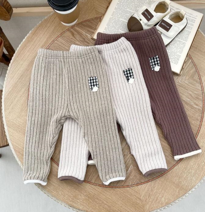 2023★秋冬新作★韓国風ベビー服★ズボン★3色66-90CM