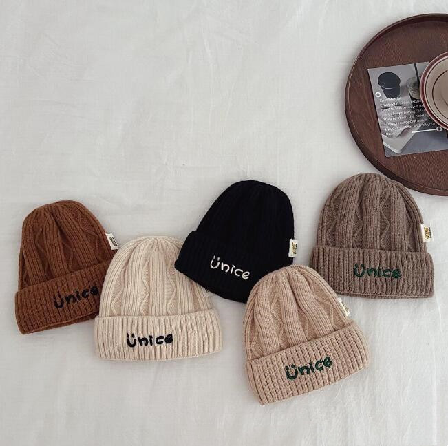 子供用★帽子★キッズ★男女兼用★暖かい★防寒★可愛い★ニット帽子★5色
