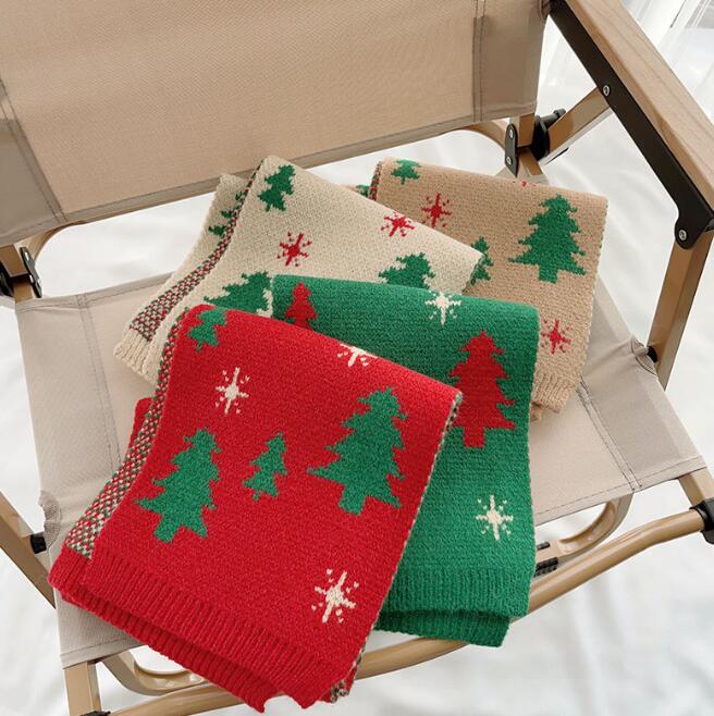 クリスマス★子供用★マフラー★防寒★襟巻き★スカーフ★キッズ★男女兼用★暖かい★4色