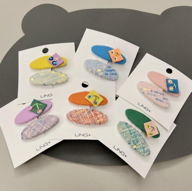 髪飾り★まとめ髪用★ヘアアクセサリー★子供用★ヘアピン★2枚入り★可愛い★多色