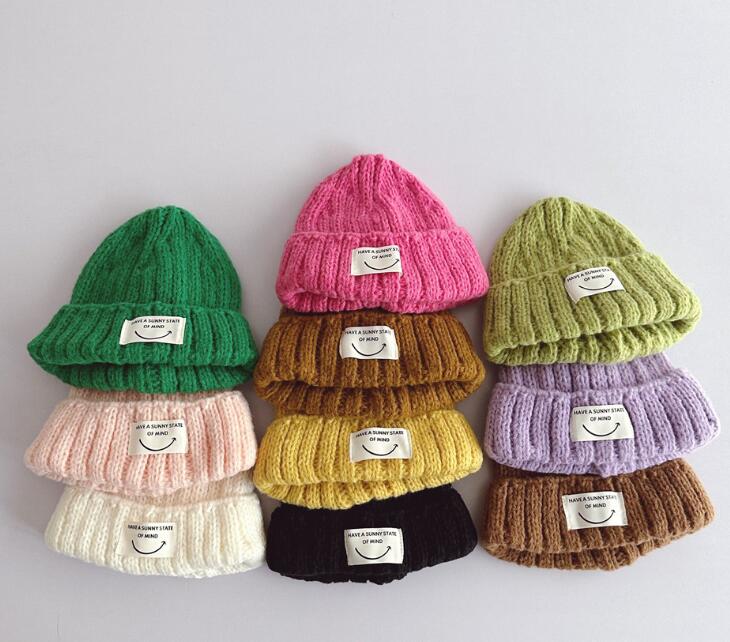 2023秋冬新品★子供用★帽子　ニットハット★10色選べ