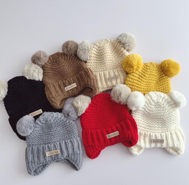 2023秋冬新品★子供用★帽子　ニットハット★7色選べ