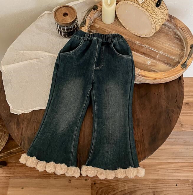 子供服★ズボン★ジーンズ★ボトムス★韓国風子供服★キッズ女の子★90-140CM