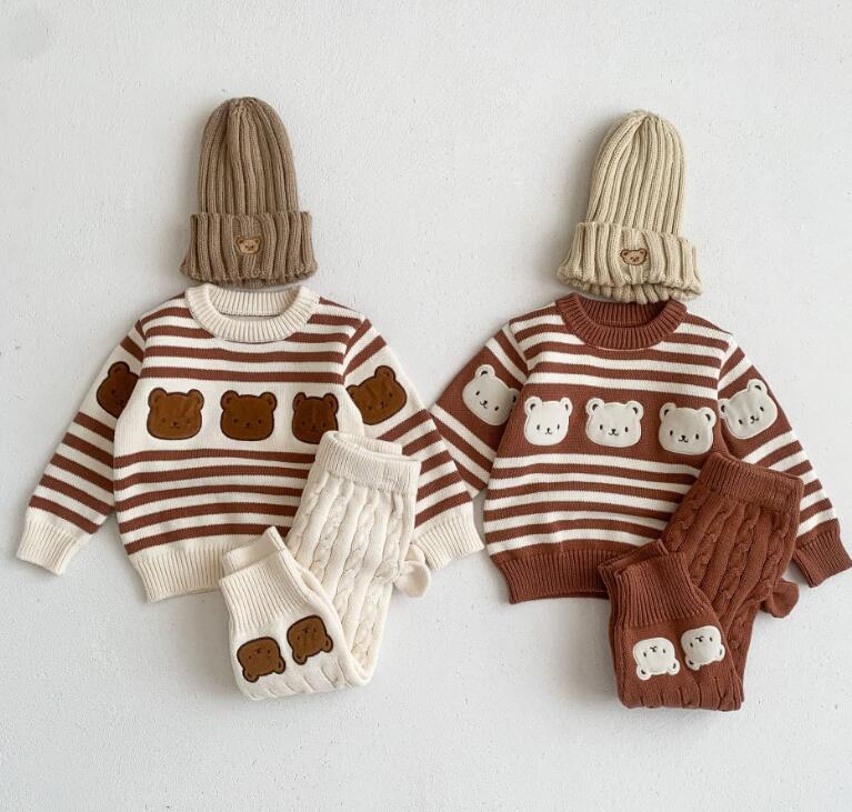 2023冬服★ベビー服　セーター&ズボン分けて販売★66-100cm★2色