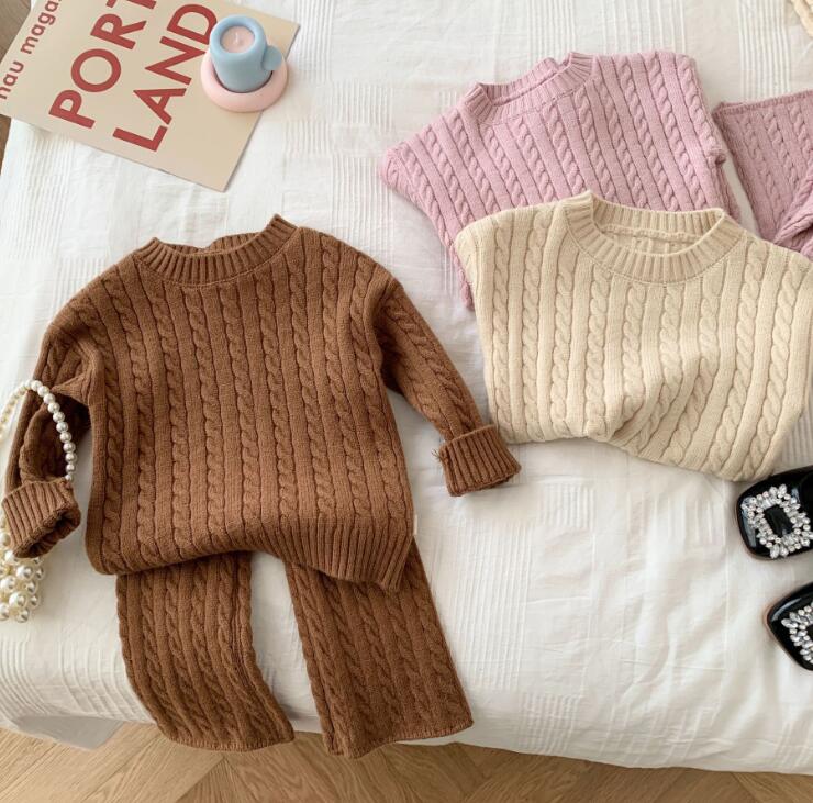 2023秋冬★子供服　セーター&ズボン分けて販売★73-130cm　3色