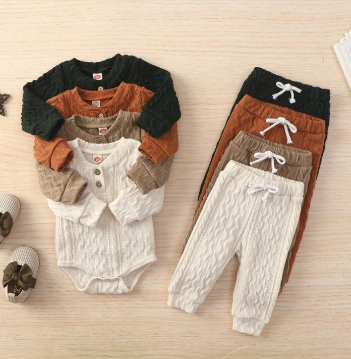 2023★春秋新作★韓国風子供服★トップス+ズボン2セット★4色60-100CM