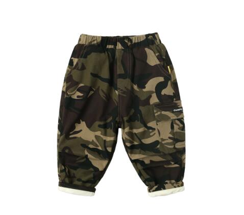 2023冬★キッズ服　裏起毛付きズボン★80-130★2色