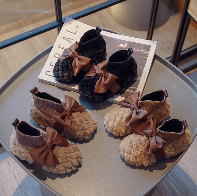 靴★子供靴★キッズ靴★シューズ★キッズ女の子★裏起毛★可愛い★3色「21-30#」