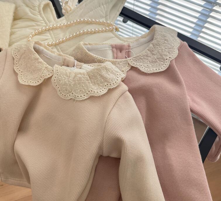 2023秋冬新品★子供服　裏起毛付きトップス★90-150cm★2色
