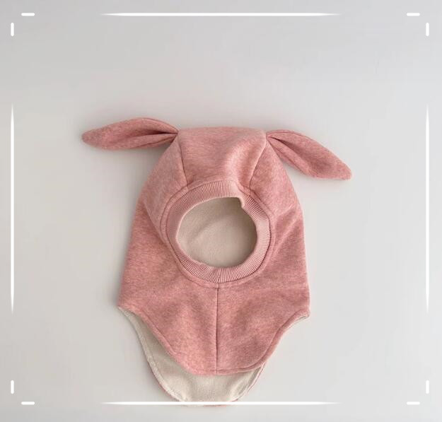 子供用★帽子★べビー★男女兼用★暖かい★耳カバー★防寒★ウサギ耳★可愛い★2色