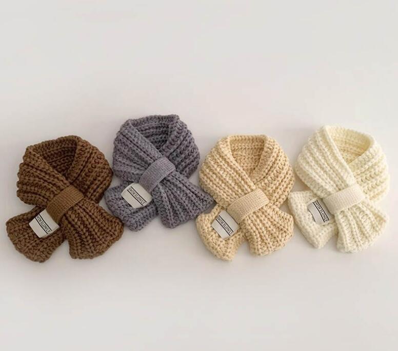 2023新品★子供用★快適マフラー　ニット★9色選べ