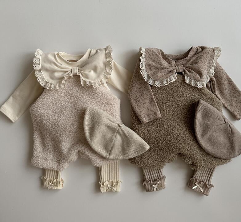 2023秋冬★ベビー服★ボア連体服★66-90cm★2色