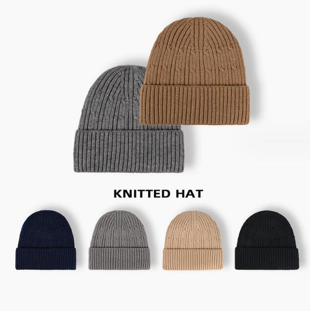 帽子★大人用★ニット帽子★韓国風★レディース★無地★暖かい★6色