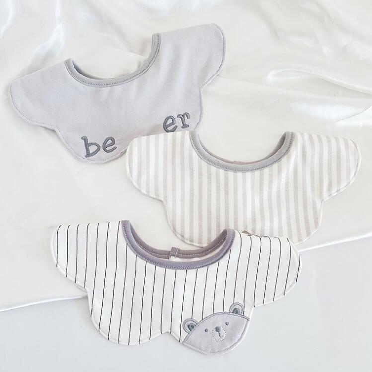 新登場★ベビー涎掛け★棉質　3枚入り★食事用★6組