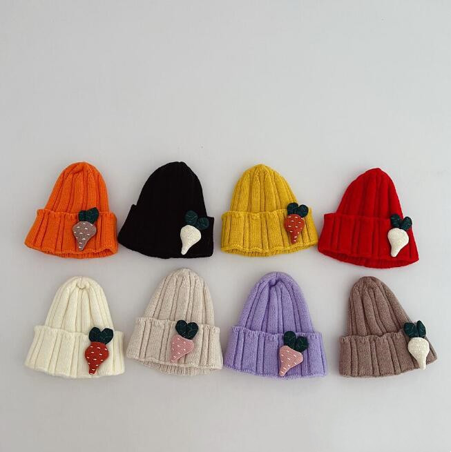 子供用★帽子★ベビー★男女兼用★暖かい★防寒★ニット帽子★可愛い★8色