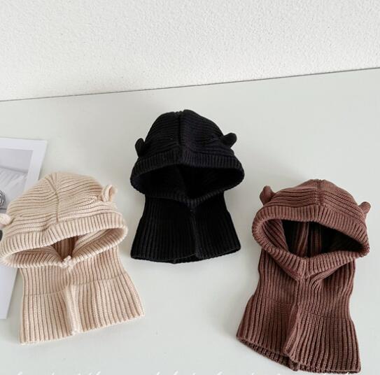 子供用/大人用★帽子★耳きカバー★キッズ★男女兼用★ニット帽子★親子★韓国風★5色