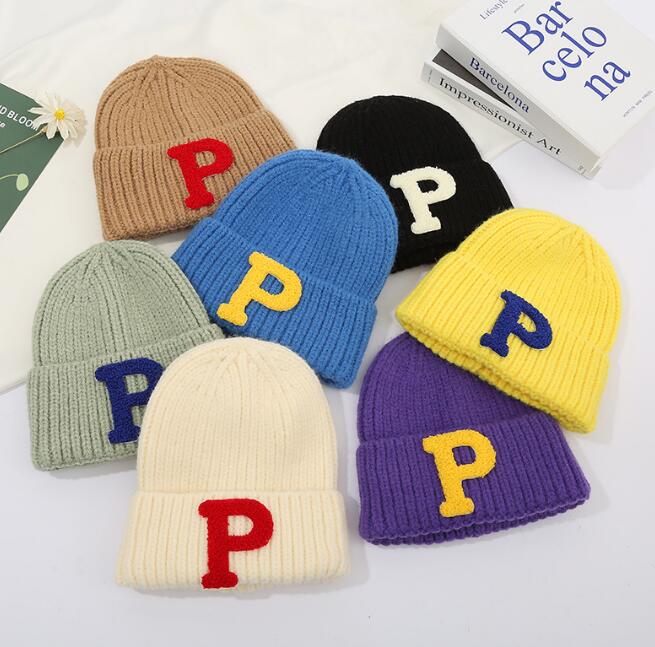 子供用★帽子★キッズ★男女兼用★暖かい★防寒★ニット帽子★13色
