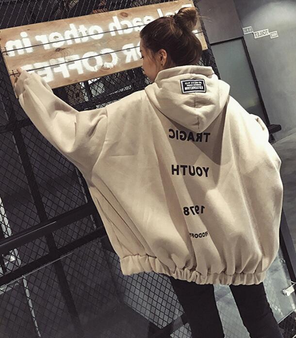 2023★秋冬新作★韓国風★コート★パーカー★裏起毛★厚手★3色M-2XL