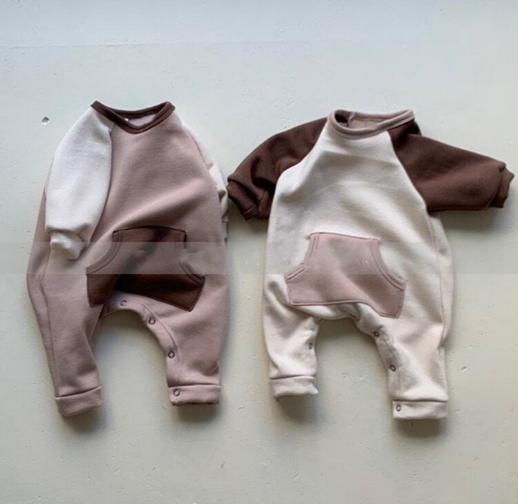 2023★秋冬新作★韓国風ベビー服★ロンパース★2色65-90CM