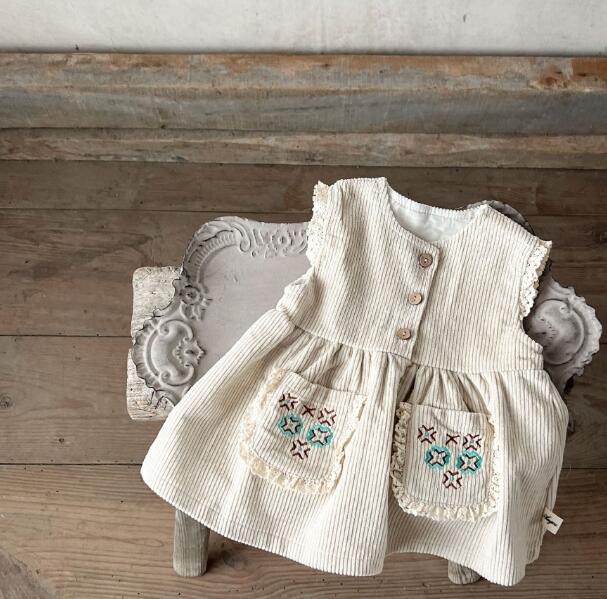 子供服★ワンピース★袖なし★韓国風子供服★可愛い★ベビー★66-100CM