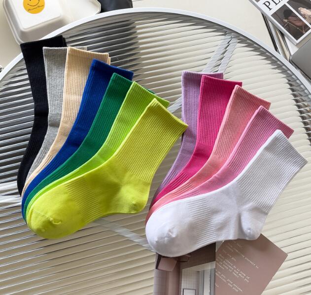 靴下★レディース★ソックス★大人用★女性用靴下★可愛い★無地★多色