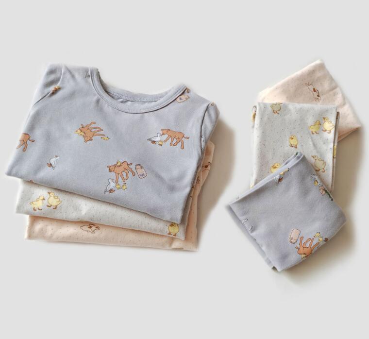 2024年新型★子供服　トップス+ズボン　セット★80-120cm★3色